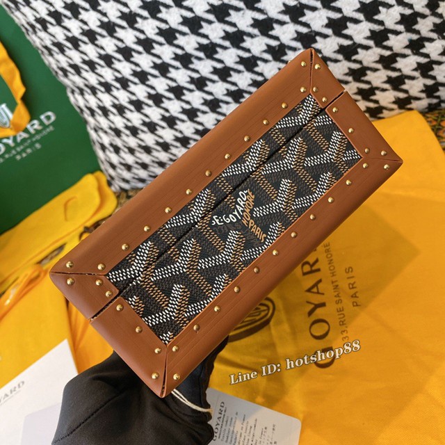 Goyard手錶首飾 高雅德GOYARD木盒款首飾盒珍寶盒 gdx1635